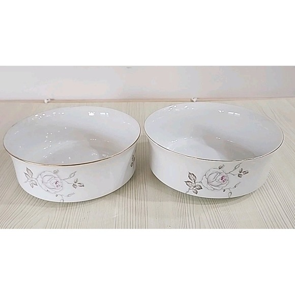 Set Of 2 Johann Haviland Sweetheart Rose Serving Bowls - Picture 1 of 5